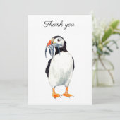 Puffin Thank you card Bedankkaart (Staand voorkant)