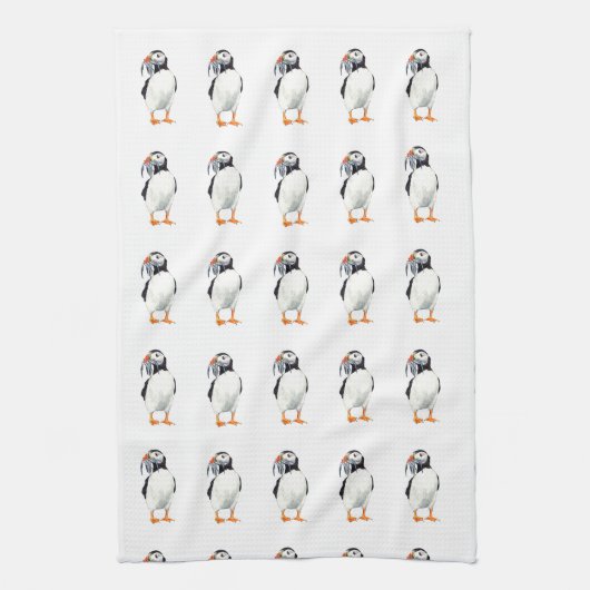Puffin theedoek (Verticaal)