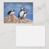 Puffin Trio Notitiekaartje (Voorkant / Achterkant)
