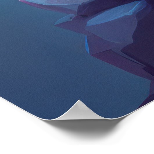 Puffin Vogel Dierportret Schilderen Bos Spirit Poster (Hoek)