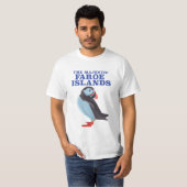 Puffin-vogel op de Faeröer T-shirt (Voorkant volledig)