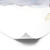 Puffin vogel waterverf schilderij briefkaart perfect poster (Hoek)