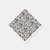 Puffin vogelpatroon servet (Hoek)