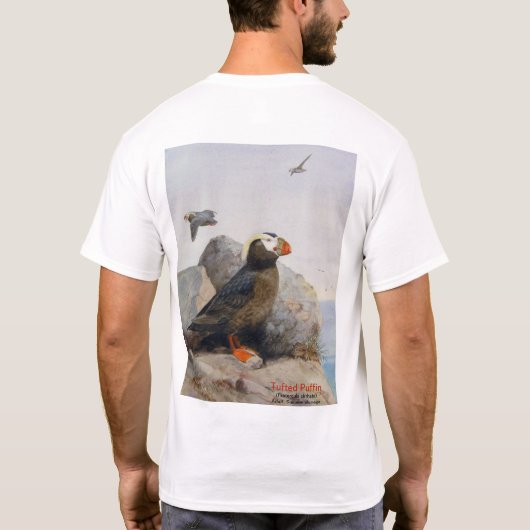 Puffin, vooraan/achteruit t-shirt (Achterkant)