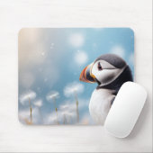 Puffin Wilde Vogel Dier Rustig Vreedzaam Muismat (Met muis)