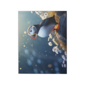Puffin Wilde Vogel Dier Rustig Vreedzaam Notitieblok (Linkerzijde)