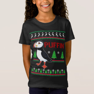 Puffin Xmas Lelijke trui Puffins Lover Grappig Leu T-shirt