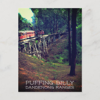Puffing Billy, Dandenong Ranges, Victoria, Aus Briefkaart