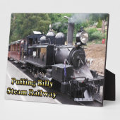 Puffing Billy Historic Steam Train Australië Fotoplaat (Zijkant)