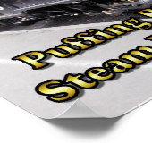Puffing Billy Historic Steam Train Australië Poster (Hoek)