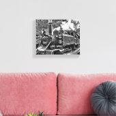Puffing Billy Old Fashioned Steam Train Canvas Afdruk (Insitu (Woonkamer))