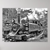 Puffing Billy Old Fashioned Steam Train Poster (Voorkant)