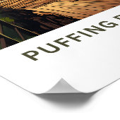 Puffing Billy Railway Melbourne Reisprint Poster (Hoek)