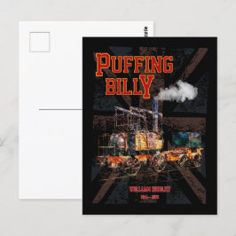 Puffing Billy Stoomtrein Engels Locomotief Briefkaart