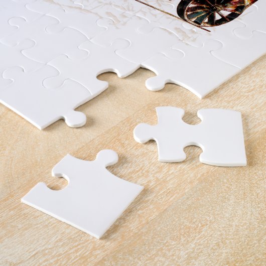 Puffing Billy Stoomtrein Engels Locomotief Legpuzzel (Zijkant)