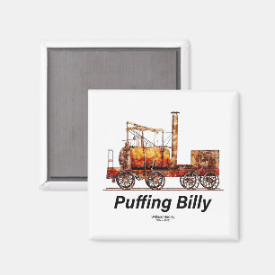 Puffing Billy Stoomtrein Engels Locomotief Magneet