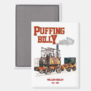 Puffing Billy Stoomtrein Engels Locomotief Magneet