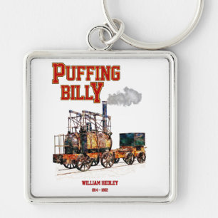 Puffing Billy Stoomtrein Engels Locomotief Sleutelhanger