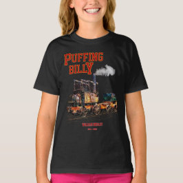 Puffing Billy Stoomtrein Engels Locomotief T-shirt