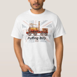 Puffing Billy Stoomtrein Engels Locomotief T-shirt