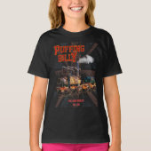 Puffing Billy Stoomtrein Engels Locomotief T-shirt (Voorkant)