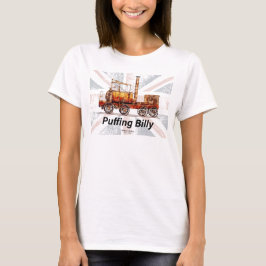 Puffing Billy Stoomtrein Engels Locomotief T-shirt