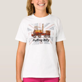 Puffing Billy Stoomtrein Engels Locomotief T-shirt