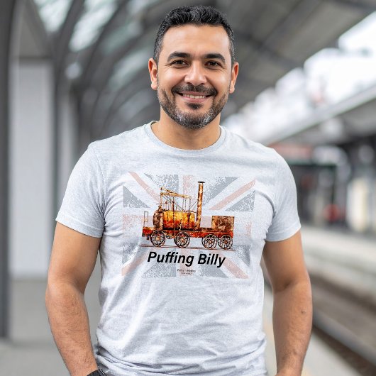 Puffing Billy Stoomtrein Engels Locomotief T-shirt