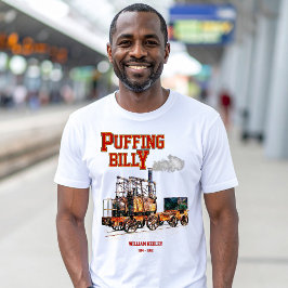 Puffing Billy Stoomtrein Engels Locomotief T-shirt