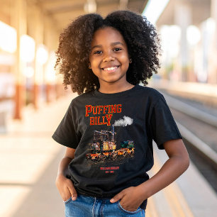 Puffing Billy Stoomtrein Engels Locomotief T-shirt
