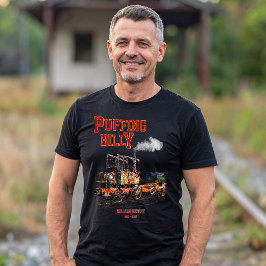 Puffing Billy Stoomtrein Engels Locomotief T-shirt