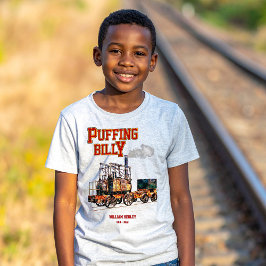 Puffing Billy Stoomtrein Engels Locomotief T-shirt