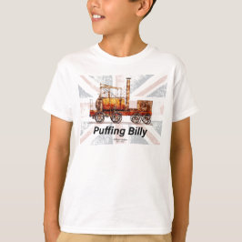 Puffing Billy Stoomtrein Engels Locomotief T-shirt
