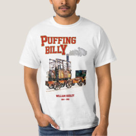 Puffing Billy Stoomtrein Engels Locomotief T-shirt