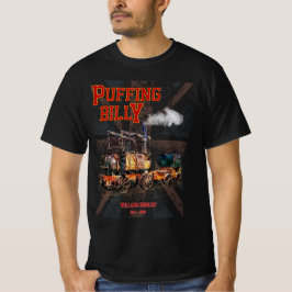 Puffing Billy Stoomtrein Engels Locomotief T-shirt