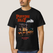 Puffing Billy Stoomtrein Engels Locomotief T-shirt (Voorkant)
