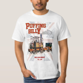 Puffing Billy Stoomtrein Engels Locomotief T-shirt