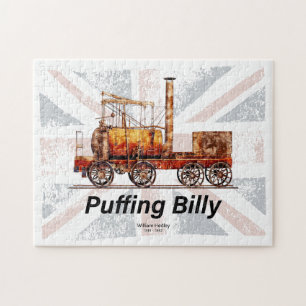 Puffing Billy Stoomtrein Engelse Locomotief Legpuzzel