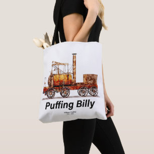 Puffing Billy Stoomtrein Engelse Locomotief  Tote Bag