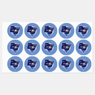 Puffins 25e seizoen labels