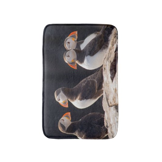 Puffins Badmat (Voorkant Verticaal)