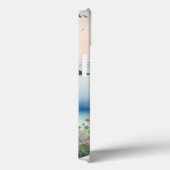 Puffins bij het Zee - Ocean Flowers & Lighthouse Case-Mate iPhone Case (Achterkant / Rechts)