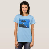 Puffins bij Skellig Michael Ireland T-shirt (Voorkant volledig)