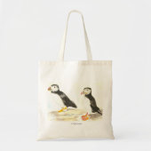 Puffins Canvas tas (Voorkant)