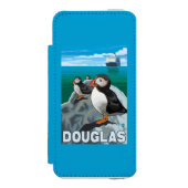 Puffins & Cruise Ship - Douglas, Alaska Incipio iPhone Portemonnee Hoesje (Voorkant Agenda)