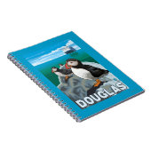 Puffins & Cruise Ship - Douglas, Alaska Notitieboek (Rechterzijde)