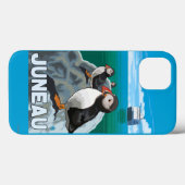 Puffins & Cruise Ship - Juneau, Alaska Case-Mate iPhone Case (Achterkant (horizontaal))