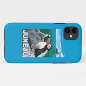 Puffins & Cruise Ship - Juneau, Alaska Case-Mate iPhone Case (Achterkant (horizontaal))