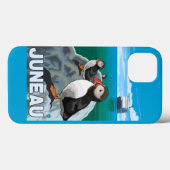 Puffins & Cruise Ship - Juneau, Alaska Case-Mate iPhone Case (Achterkant (horizontaal))