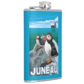 Puffins & Cruise Ship - Juneau, Alaska Heupfles (Rechts)